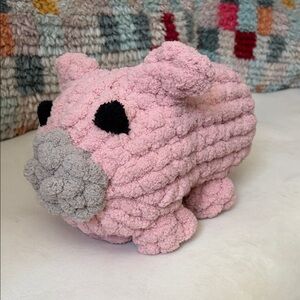 Pink Plush Pig Stuffed Animal